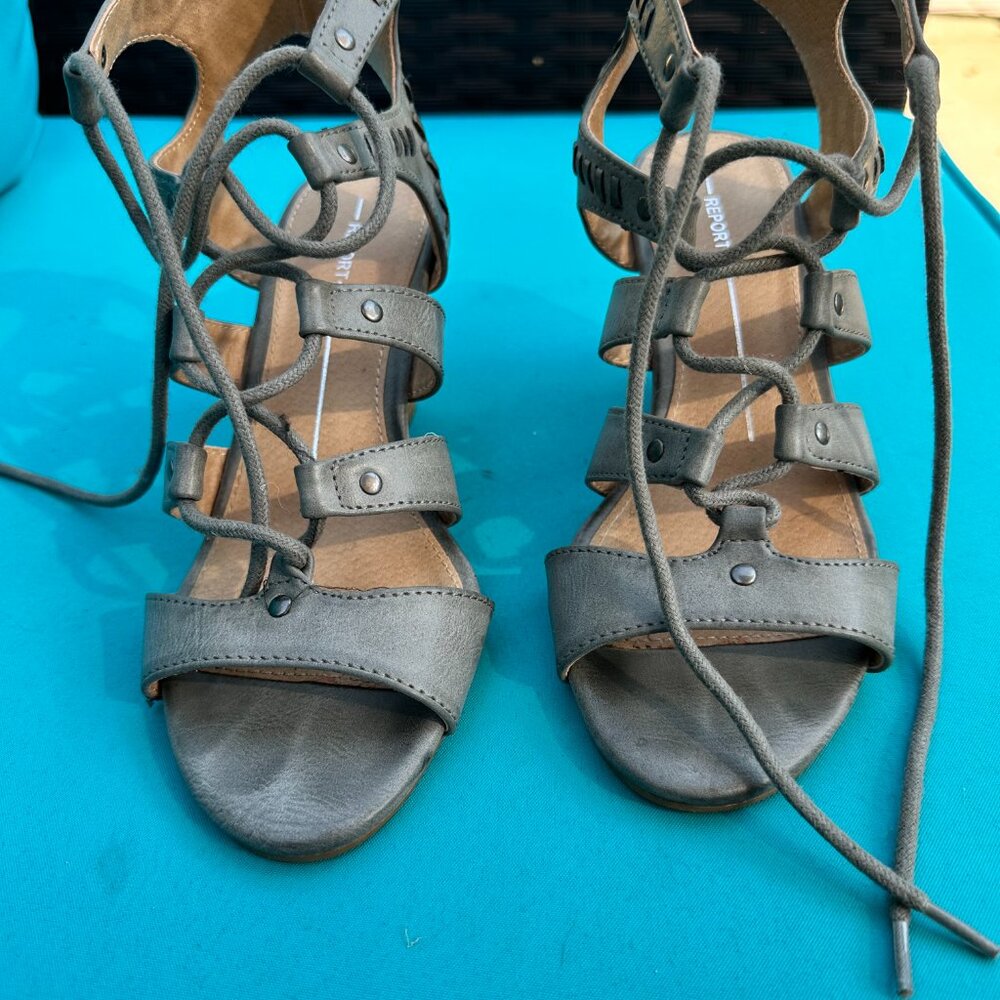 Report Footwear, Size 7, Grey Wedges - Picture 2 of 3